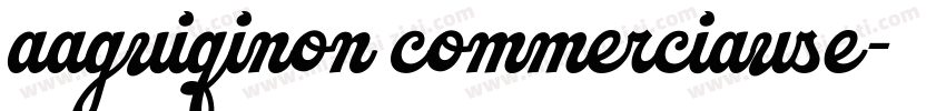 aaguiqinon commerciause字体转换